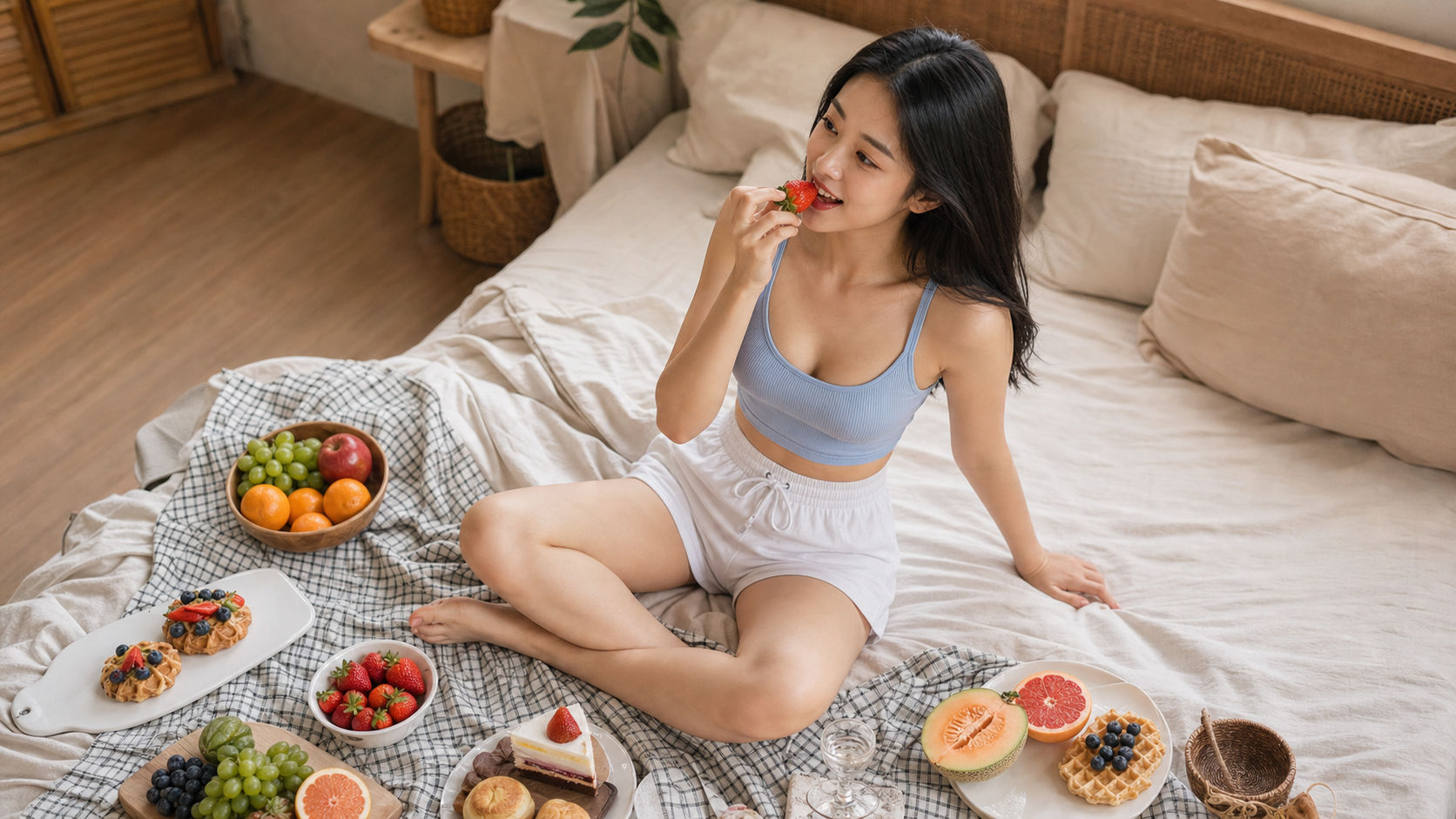 Photo bed028: bed picnic