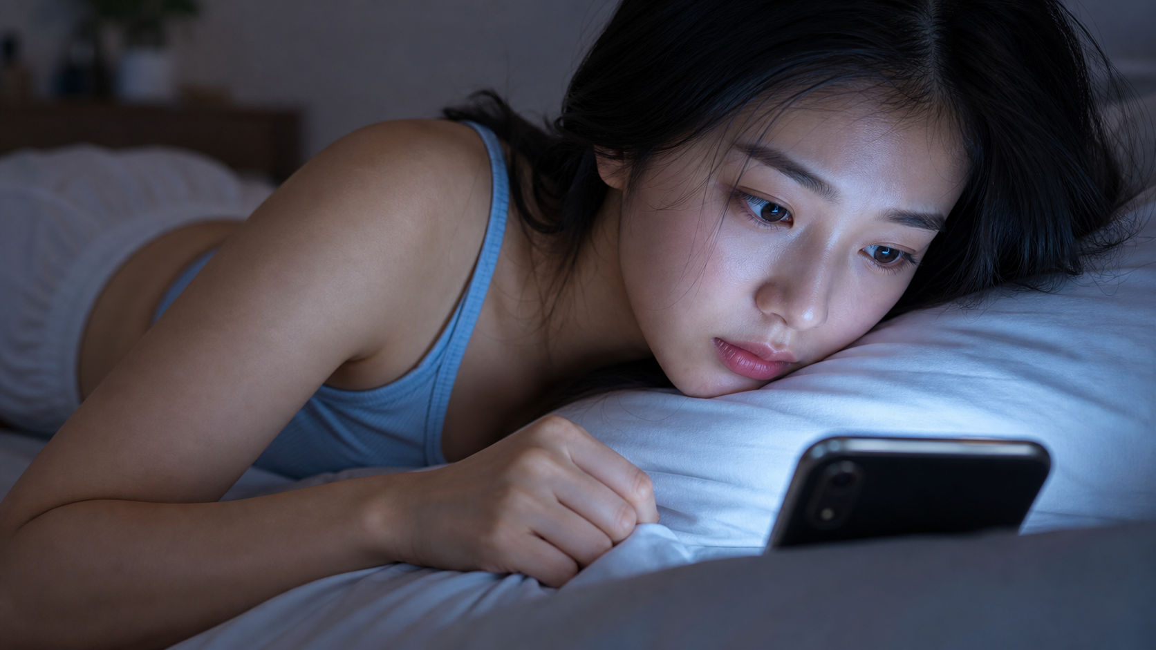 Photo bed031: waiting for a message