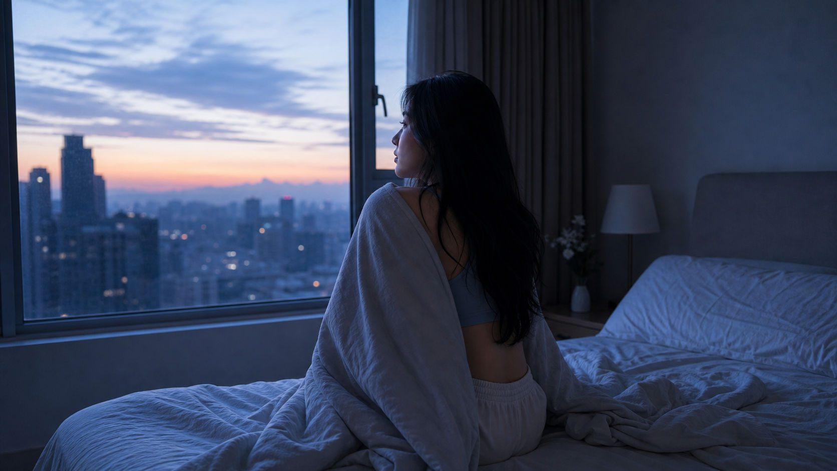 Photo bed063: waiting for dawn