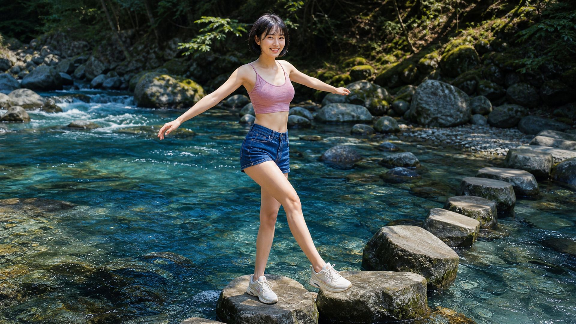 藍溪穿越